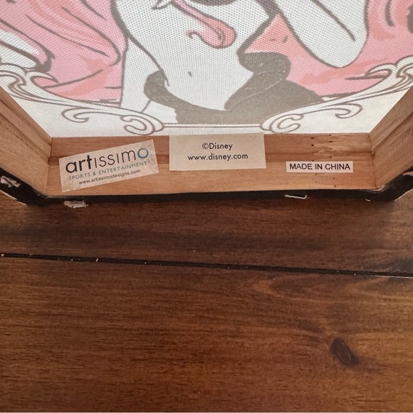 Disney Artissimo The Little Mermaid Ariel 8x10 Canvas Room Wall Decor Glitter - Picture 3 of 6